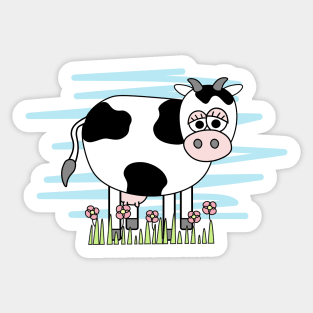 Sad Cow! Sticker